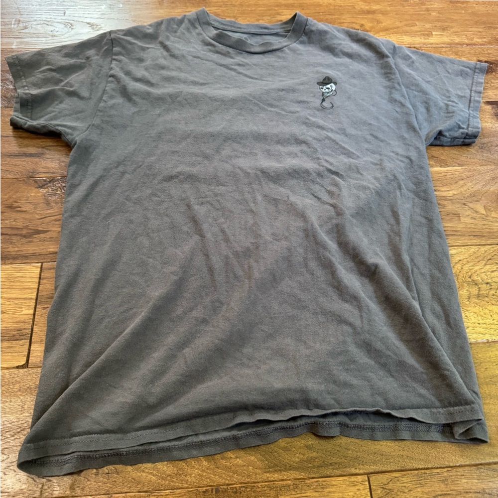 Empyre Charcoal Tee with Cat Graphic
